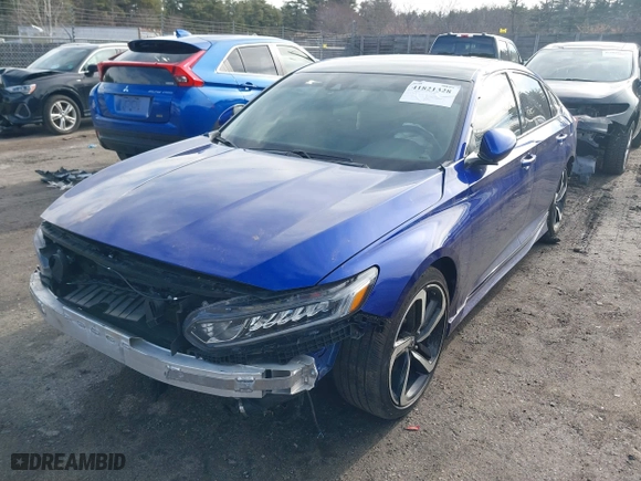 2020 Honda Accord Sedan Sport with VIN 1HGCV1F33LA145572, listed as a IAAI auction lot 41821328 with 54,956 mi miles. Bid and sale history available at carsss.com. Image 17.