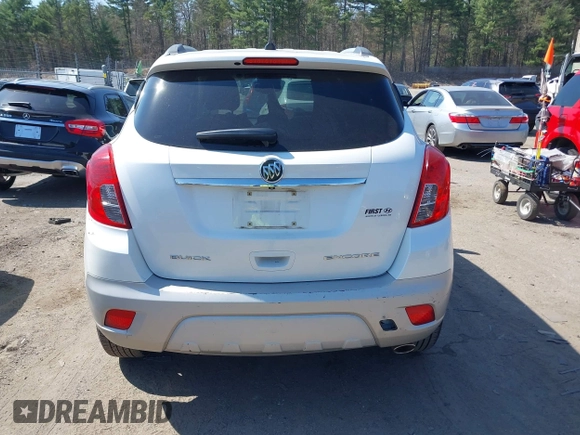 2014 Buick Encore Leather with VIN KL4CJCSB8EB740671, listed as a IAAI auction lot 42077603 with 112,561 mi miles and . Bid and sale history available at carsss.com. Image 17.