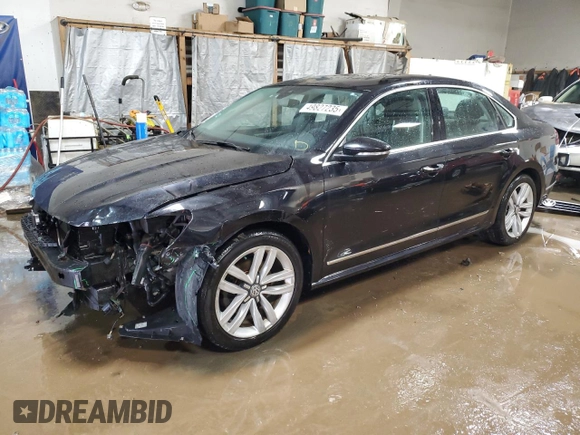 2017 Volkswagen Passat SEL Premium z VIN 1VWCT7A34HC078780, wystawiony jako Copart lot #49827235 z przebiegiem 94 618 mil mil oraz Szkoda całkowita • Salvage title. Historia ofert i sprzedaży dostępna na DreamBid. Obrazek 1.