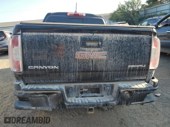 2017 GMC Canyon 4WD Denali with VIN 1GTP6EE18H1258090, listed as a Copart auction lot 71596574 with 0 mi miles and Clean Title. Bid and sale history available at carsss.com. Image 6.