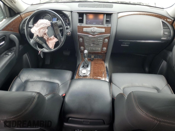 2017 Nissan Armada SL with VIN JN8AY2ND6H9011388, listed as a Copart auction lot 51095915 with 44,735 mi miles and Salvage Title. Bid and sale history available at carsss.com. Image 8.