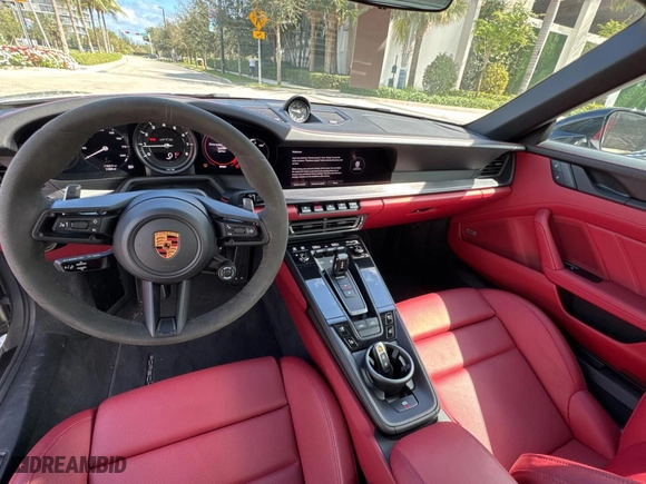 2022 Porsche 911 4S with VIN WP0BB2A91NS231707, listed as a Copart auction lot 45389825 with 1,159 mi miles and Clean Title. Bid and sale history available at carsss.com. Image 9.