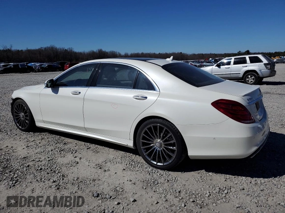 2017 Mercedes-Benz S 550 with VIN WDDUG8CB4HA287640, listed as a Copart auction lot 44712825 with 54,918 mi miles and Salvage Title. Bid and sale history available at carsss.com. Image 2.