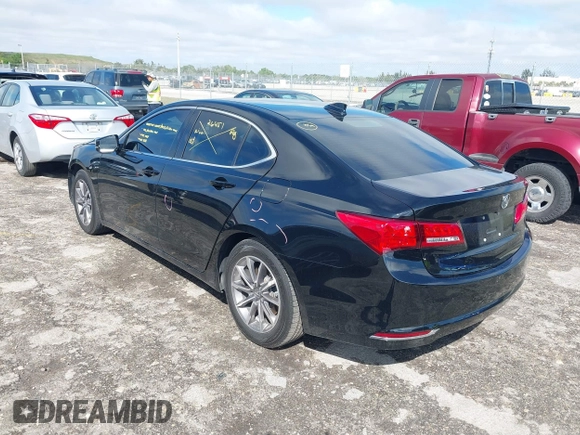 2020 Acura TLX w/Technology Pkg with VIN 19UUB1F57LA016345, listed as a IAAI auction lot 41661004 with 66,501 mi miles. Bid and sale history available at carsss.com. Image 3.