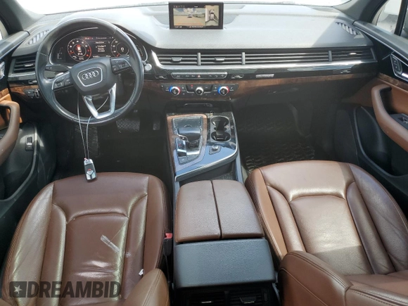 2017 Audi Q7 Premium Plus with VIN WA1LAAF71HD012886, listed as a Copart auction lot 51762015 with 123,485 mi miles and Salvage Title. Bid and sale history available at DreamBid. Image 8.