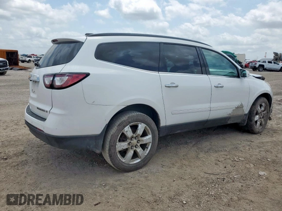 2016 Chevrolet Traverse LT with VIN 1GNKRGKD7GJ329622, listed as a Copart auction lot 57064375 with Not provided miles and Salvage title. Bid and sale history available at DreamBid. Image 3.