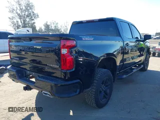 2024 Chevrolet Silverado 1500 Custom Trail Boss with VIN 3GCUDCE84RG129664, listed as a IAAI auction lot 41652172 with 35,644 mi miles. Bid and sale history available at carsss.com. Image 4.