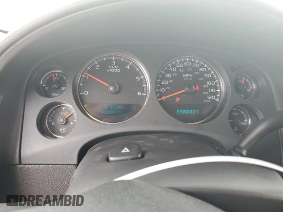 2008 Chevrolet Avalanche LS with VIN 3GNEC12J68G138343, listed as a Copart auction lot 58869475 with 232,289 mi miles and Salvage title. Bid and sale history available at DreamBid. Image 9.