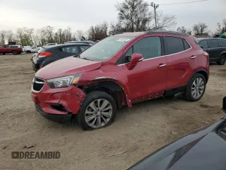 2018 Buick Encore Preferred with VIN KL4CJASB5JB665152, listed as a Copart auction lot 81492954 with 72,489 mi miles and Salvage Title. Bid and sale history available at carsss.com. Image 1.