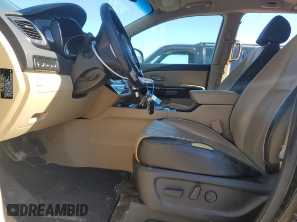 2017 Kia Sedona SX-L with VIN KNDME5C10H6278975, listed as a Copart auction lot 77006344 with 200,874 mi miles and Non Repairable. Bid and sale history available at carsss.com. Image 7.