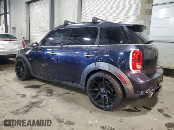 2011 MINI Countryman S with VIN WMWZC3C52BWM25644, listed as a Copart auction lot 58213835 with Not provided miles and Clean title. Bid and sale history available at DreamBid. Image 2.