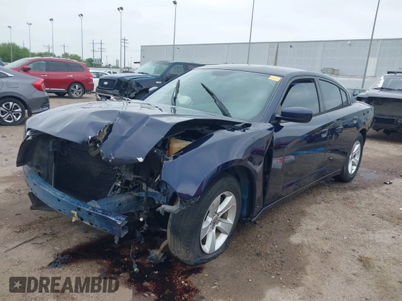 2013 Dodge Charger SE with VIN 2C3CDXBG9DH711044, listed as a IAAI auction lot 41915565 with 156,248 mi miles. Bid and sale history available at carsss.com. Image 23.