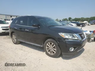 2015 Nissan Pathfinder S with VIN 5N1AR2MN4FC684016, listed as a Copart auction lot 60645035 with 133,702 mi miles and Clean title. Bid and sale history available at DreamBid. Image 4.