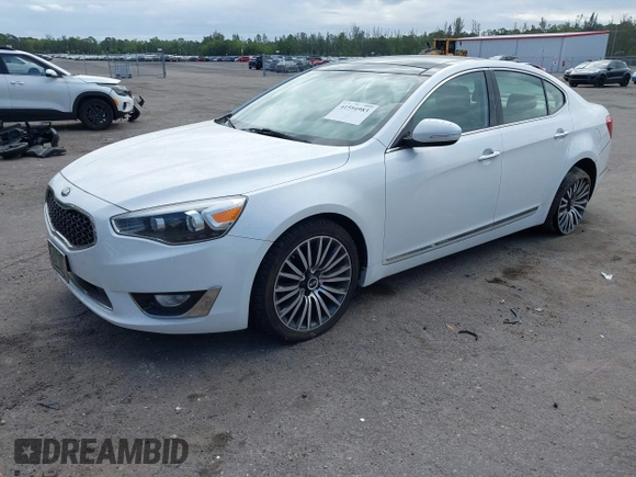 2015 Kia Cadenza Premium with VIN KNALN4D79F5178379, listed as a IAAI auction lot 41594983 with 56,205 mi miles. Bid and sale history available at carsss.com. Image 17.