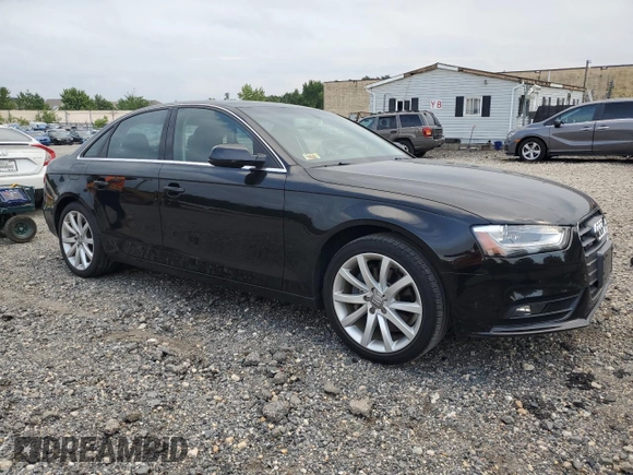 2013 Audi A4 Prestige with VIN WAUMFAFL2DN020022, listed as a Copart auction lot 69309304 with 67,074 mi miles and Salvage Title. Bid and sale history available at carsss.com. Image 4.