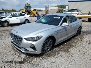2019 Genesis G70 Advanced with VIN KMTG54LE3KU016950, listed as a Copart auction lot 69569504 with 33,301 mi miles and Salvage title. Bid and sale history available at DreamBid. Image 1.