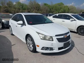 2012 Chevrolet Cruze LTZ with VIN 1G1PH5SC1C7230548, listed as a IAAI auction lot 41885835 with 195,749 mi miles. Bid and sale history available at carsss.com. Image 1.