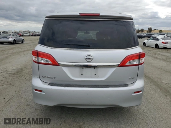 2016 Nissan Quest S z VIN JN8AE2KP7G9154548, wystawiony jako Copart lot #54135595 z przebiegiem 159 822 mil mil oraz Szkoda całkowita • Salvage title. Historia ofert i sprzedaży dostępna na DreamBid. Obrazek 6.
