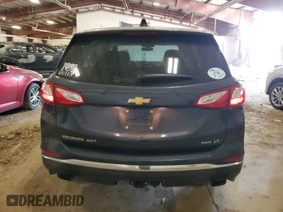 2018 Chevrolet Equinox LT with VIN 3GNAXTEXXJS557636, listed as a Copart auction lot 54356585 with 120,443 mi miles and Clean Title. Bid and sale history available at carsss.com. Image 6.