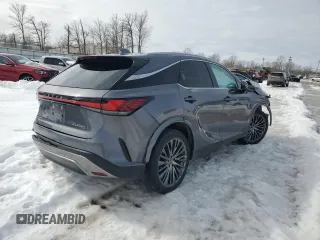 2023 Lexus RX 350h with VIN 2T2BBMCA4PC010296, listed as a Copart auction lot 46151765 with Not Provided miles and Salvage Title. Bid and sale history available at DreamBid. Image 3.