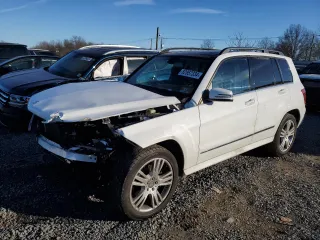 2015 Mercedes-Benz GLK with VIN WDCGG8JB9FG430466, listed as a Copart auction lot 82857334 with 137,912 mi miles and Salvage Title. Bid and sale history available at carsss.com. Image 1.