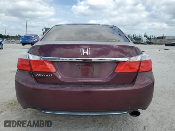 2015 Honda Accord Sedan LX with VIN 1HGCR2F36FA237211, listed as a Copart auction lot 53950105 with 89,639 mi miles and Salvage Title. Bid and sale history available at carsss.com. Image 6.