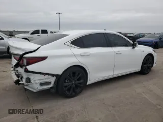 2023 Lexus ES with VIN 58AJZ1B17PU152208, listed as a Copart auction lot 50709745 with 30,597 mi miles and Salvage Title. Bid and sale history available at carsss.com. Image 3.