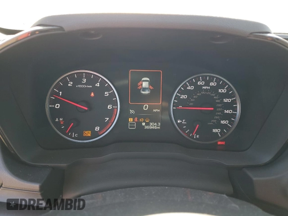 2022 Subaru WRX Premium with VIN JF1VBAF6XN9009430, listed as a Copart auction lot 41533625 with 36,946 mi miles and Salvage Title. Bid and sale history available at DreamBid. Image 9.
