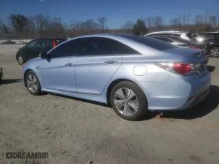 2015 Hyundai Sonata Hybrid Limited with VIN KMHEC4A42FA129376, listed as a Copart auction lot 46875685 with 138,188 mi miles and Salvage Title. Bid and sale history available at carsss.com. Image 2.