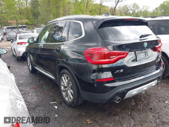 2019 BMW X3 sDrive30i with VIN 5UXTR7C50KLF29941, listed as a IAAI auction lot 41971158 with 181,477 mi miles and . Bid and sale history available at DreamBid. Image 3.
