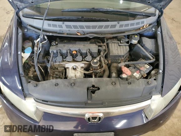 2008 Honda Civic LX with VIN 1HGFA16538L101125, listed as a Copart auction lot 55877955 with 191,387 mi miles and Non Repairable. Bid and sale history available at DreamBid. Image 11.
