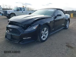 2015 Ford Mustang V6 with VIN 1FATP8EM8F5338590, listed as a IAAI auction lot 41707171 with 91,686 mi miles and . Bid and sale history available at DreamBid. Image 2.