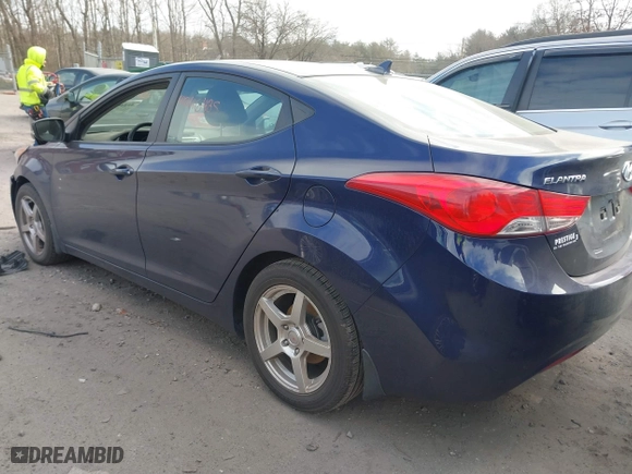2012 Hyundai Elantra GLS with VIN 5NPDH4AE1CH099852, listed as a IAAI auction lot 41246435 with 69,747 mi miles. Bid and sale history available at carsss.com. Image 3.