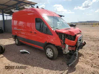 2020 Ford Transit Cargo with VIN 1FTBR1XG7LKB16358, listed as a Copart auction lot 59807995 with 72,135 mi miles and Salvage title. Bid and sale history available at DreamBid. Image 4.