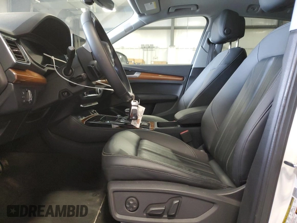 2023 Audi Q5 S line Premium Plus z VIN WA1EAAFY7P2027291, wystawiony jako Copart lot #58101365 z przebiegiem 53 473 mil mil oraz Szkody całkowita. Historia ofert i sprzedaży dostępna na DreamBid. Obrazek 7.