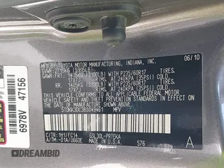 2011 Toyota Sienna LE AAS with VIN 5TDKK3DC3BS049461, listed as a IAAI auction lot 42629071 with 122,023 mi miles and . Bid and sale history available at DreamBid. Image 9.