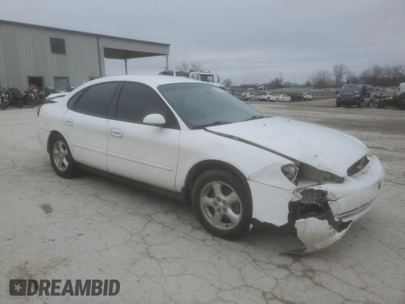 2002 Ford Taurus SES Standard with VIN 1FAFP55U02A167363, listed as a Copart auction lot 86547354 with 151,091 mi miles and Salvage Title. Bid and sale history available at carsss.com. Image 4.