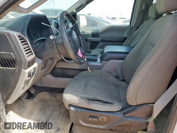 2018 Ford F-150 XL with VIN 1FTFW1E1XJFE49846, listed as a Copart auction lot 58784505 with 163,351 mi miles and Clean title. Bid and sale history available at DreamBid. Image 7.