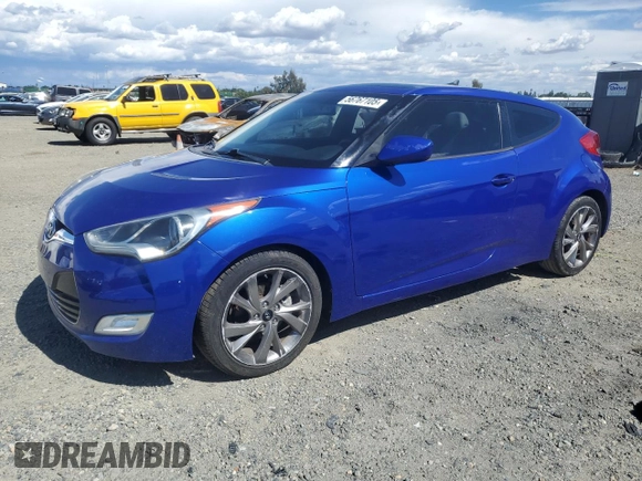 2012 Hyundai Veloster w/Black Int с VIN KMHTC6ADXCU072938, выставлен на аукционе Copart как лот 56767105 с пробегом 110 562 миль миль и Чистый • Clean title. История ставок и продаж доступна на DreamBid. Изображение 1.