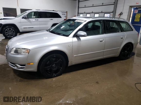 2007 Audi A4 2.0T with VIN WAUKF78E87A178689, listed as a Copart auction lot 88224695 with 244,045 mi miles and Clean Title. Bid and sale history available at carsss.com. Image 1.