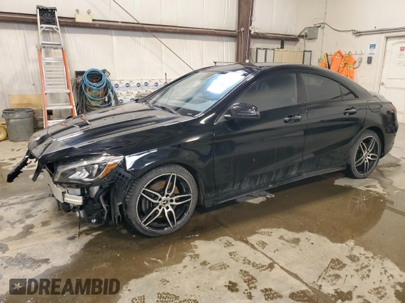 2018 Mercedes-Benz CLA 250 z VIN WDDSJ4GBXJN670296, wystawiony jako Copart lot #58865545 z przebiegiem 140 876 mil mil oraz Szkoda całkowita • Salvage title. Historia ofert i sprzedaży dostępna na DreamBid. Obrazek 1.