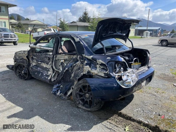 2006 Subaru Impreza Sedan i with VIN JF1GD67696H501078, listed as a Copart auction lot 58354784 with 0 mi miles and Salvage Title. Bid and sale history available at carsss.com. Image 3.