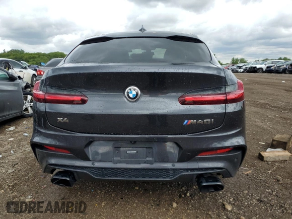 2021 BMW X4 M40i z VIN 5UX2V5C0XM9F04867, wystawiony jako Copart lot #57890555 z przebiegiem 40 563 mil mil oraz Szkoda całkowita • Salvage title. Historia ofert i sprzedaży dostępna na DreamBid. Obrazek 6.