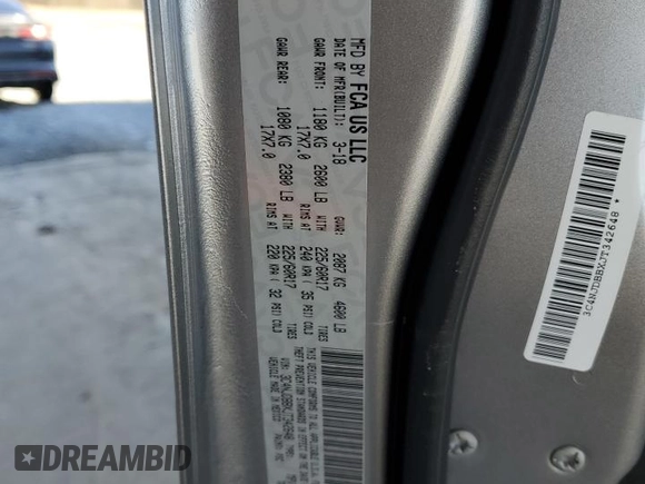 2018 Jeep Compass Latitude с VIN 3C4NJDBBXJT342648, выставлен на аукционе Copart как лот 45703765 с пробегом 136 505 миль миль и Списание • Salvage title. История ставок и продаж доступна на DreamBid. Изображение 13.