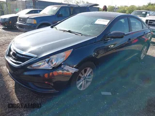2013 Hyundai Sonata GLS with VIN 5NPEB4AC4DH766063, listed as a IAAI auction lot 42110811 with 105,622 mi miles and . Bid and sale history available at DreamBid. Image 2.