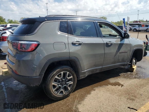 2020 Jeep Compass Trailhawk z VIN 3C4NJDDB3LT203350, wystawiony jako Copart lot #70399364 z przebiegiem 53 910 mil mil oraz Szkoda całkowita • Salvage title. Historia ofert i sprzedaży dostępna na DreamBid. Obrazek 3.