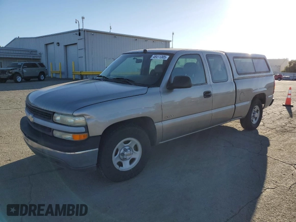 2002 Chevrolet Silverado 1500 LS with VIN 2GCEC19WX21412752, listed as a Copart auction lot 48411305 with 171,567 mi miles and Clean Title. Bid and sale history available at DreamBid. Image 1.