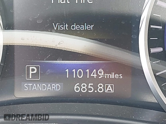 2014 Infiniti Q50 Premium with VIN JN1BV7AP5EM675859, listed as a IAAI auction lot 42031960 with 110,149 mi miles. Bid and sale history available at carsss.com. Image 15.