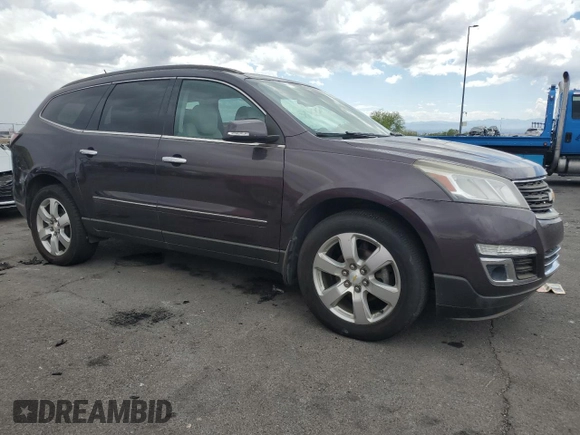 2016 Chevrolet Traverse LTZ z VIN 1GNKVJKD5GJ198294, wystawiony jako Copart lot #56007175 z przebiegiem 106 561 mil mil oraz Czysty tytuł • Clean title. Historia ofert i sprzedaży dostępna na DreamBid. Obrazek 4.