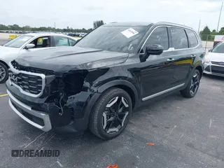 2025 Kia Telluride S with VIN 5XYP6DGC8SG590319, listed as a IAAI auction lot 42625086 with 14,392 mi miles and . Bid and sale history available at DreamBid. Image 6.